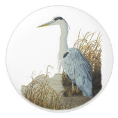 Heron aan de rand van Marsh Keramische Knop (Voorkant)
