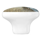 Heron aan de rand van Marsh Keramische Knop (Zijkant)