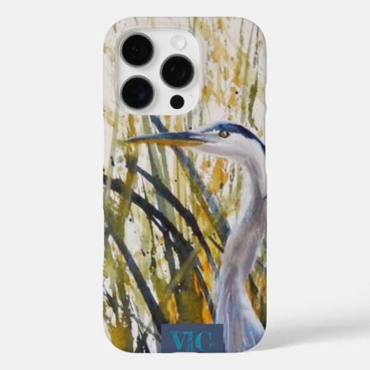 Heron Art - In het onkruid Case-Mate iPhone Case (Achterkant)