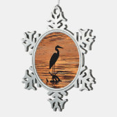 Heron bij Sunset Ornament (Rechts)