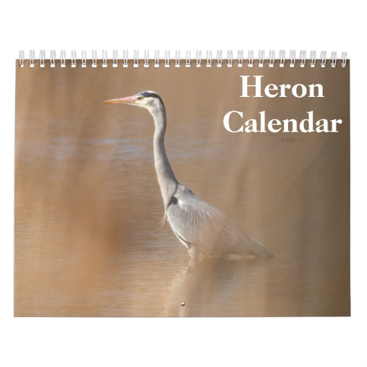 Heron Bird 2025 Kalender (Hoes)