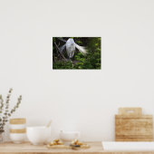 Heron Bird in het Poster (Keuken)