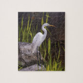 Heron Bird Natuur Rocks Legpuzzel (Verticaal)