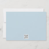 Heron Bird Peaceful Lake Bible Verse Flat Kaart (Achterkant)