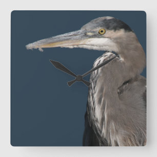 Heron Birds Wilde Levensdieren Vierkante Klok