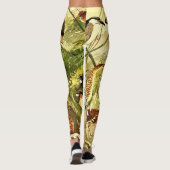 Heron Birds Wildlife Over Print Legging (Achterkant)