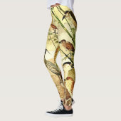 Heron Birds Wildlife Over Print Legging (Links)
