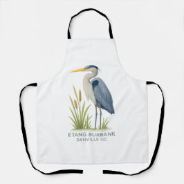 Héron bleu – Étang Burbank Danville QC | Design na Schort