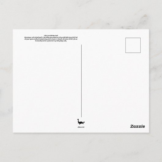 Heron Couple Briefkaart (Achterkant)