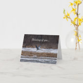 Heron, denk aan je Kaart (Gele Bloem)