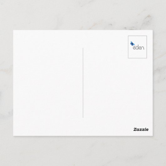 Heron en baby krabben Narooma, Australië Briefkaart (Achterkant)