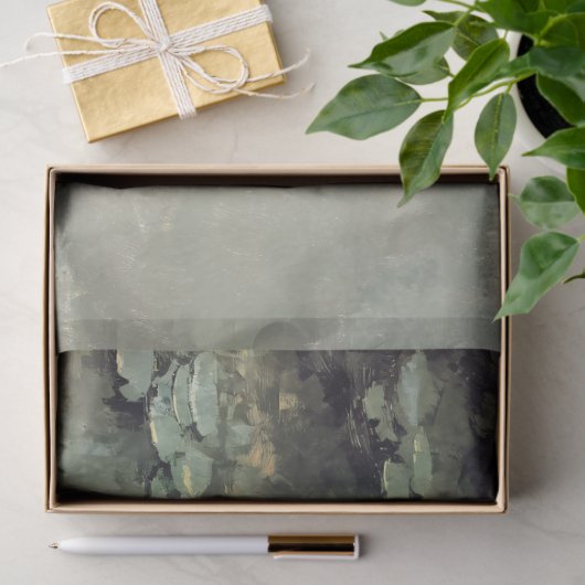 Heron en levendige Koi Fish Tissuepapier (Geschenk)