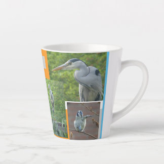 Heron en Little Bird Collage Latte Mok