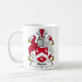 Heron Family Crest Koffiemok (Links)