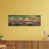 Heron Family - linkerkant Canvas Afdruk (Insitu (Woonkamer))