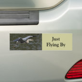 Heron Fly Past Bumpersticker (Op auto)