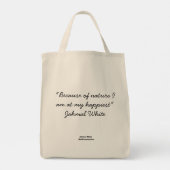 Heron Grocery Canvas tas (Achterkant)