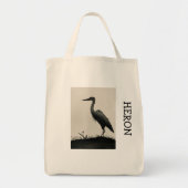 Heron Grocery Canvas tas (Voorkant)