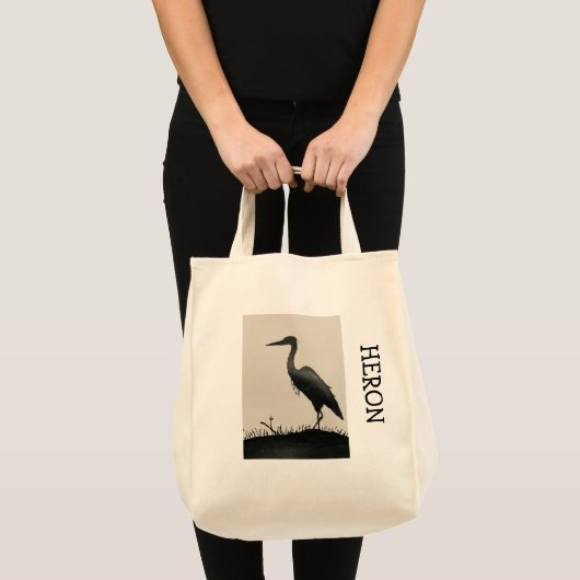 Heron Grocery Canvas tas (Voorkant (product))