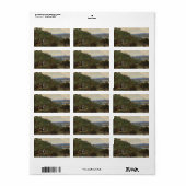 Heron Hawking Onder Stirling Kasteel C1690 Etiket (Full Sheet)