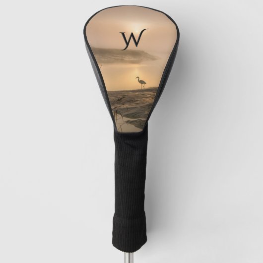 Heron Heaven - Landschap op het meer Golfheadcover (Voorkant)
