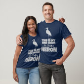 Heron Human Costume Love Heron Water Birds T-shirt (Unisex)