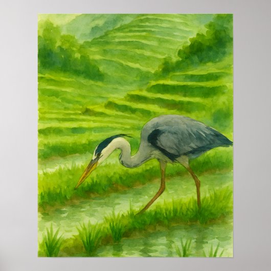 Heron Hunt Poster (Voorkant)