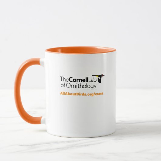 Heron Illustration Mok (Links)