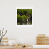 Heron in het Marsh Poster (Keuken)