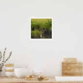 Heron in het Marsh Poster (Keuken)
