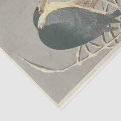 Heron in Snow door Ohara Koson Tissuepapier (Detail)