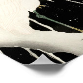 Heron in Snow - Ohara Koson -  art 8 Poster (Hoek)