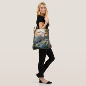 Heron in vijver tote bag (Op model)