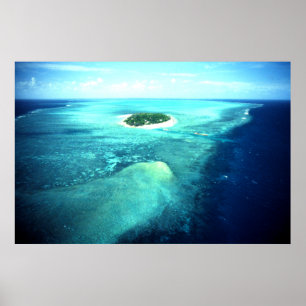 Heron Island, Great Barrier Reef, Australië Poster