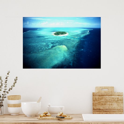 Heron Island, Great Barrier Reef, Australië Poster (Keuken)