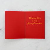 Heron kerstkaarten feestdagen kaart (Binnen)