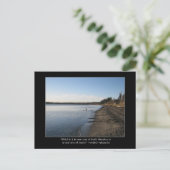 Heron met Nietzsche Quote Briefkaart (Staand voorkant)