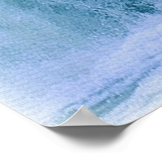 Heron, Moon & Waterfall Fantasy Art Poster (Hoek)