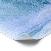 Heron, Moon & Waterfall Fantasy Art Poster (Hoek)