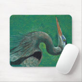 Heron mousepad muismat (Met muis)