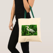 Heron op de vliegbaan tote bag (Voorkant (product))