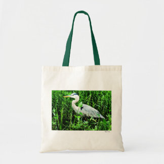 Heron op de vliegbaan tote bag