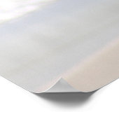 Heron op het profiel van het strand Kleur 16x20 Poster (Hoek)