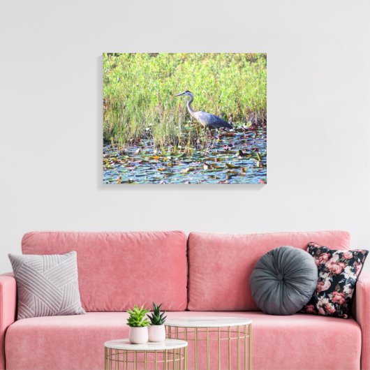 Heron P6450 Canvas Afdruk (Insitu (Woonkamer))