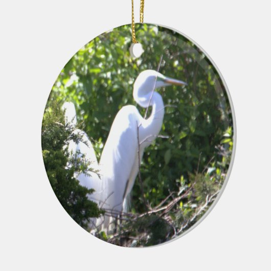 Heron Photo Ornament (Links)