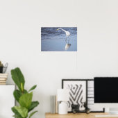 Heron Photo Poster (Thuiskantoor)