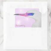 Heron Rechthoekige Sticker (Tas)