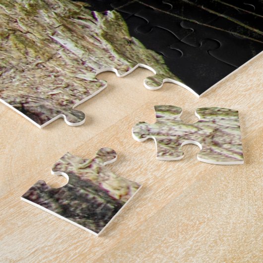 Heron. Roath Park Lake, Cardiff, Wales Legpuzzel (Zijkant)