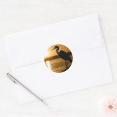 Heron Ronde Sticker (Envelop)