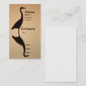 Heron Silhouette Visitekaartje (Voorkant / Achterkant)